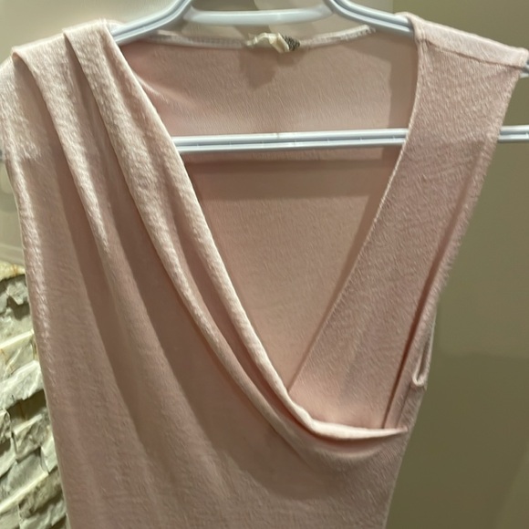 Aritzia Wilfred Free Pink Wrap Dress - Picture 3 of 6